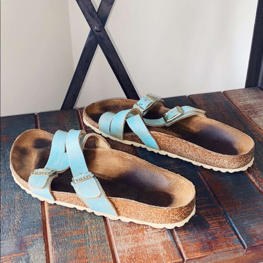 Birkenstock Women's Blue Sandals - Picture 2 of 12